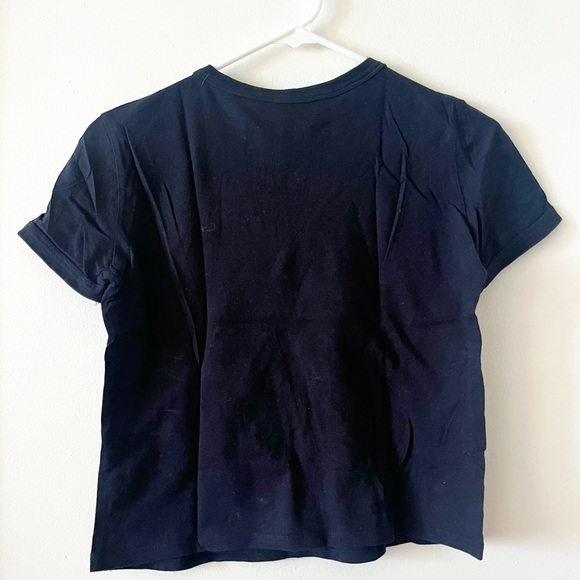 Black Graphic Baby Tee size small - Picture 4 of 5